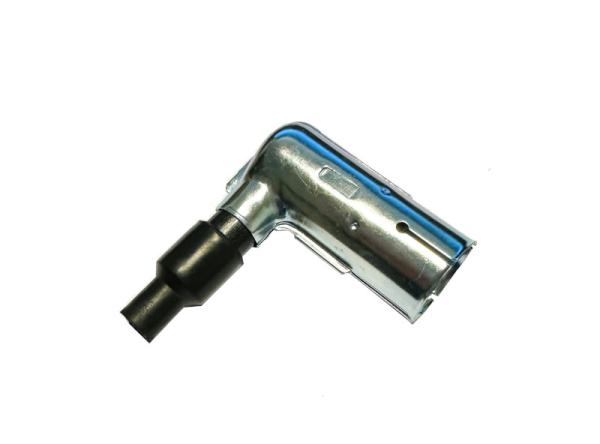 Kerzenstecker entstört mit Blechmantel und Tülle